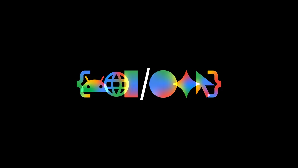 Google I/O 2026 基調講演メインビジュアル（Sundar Pichai）