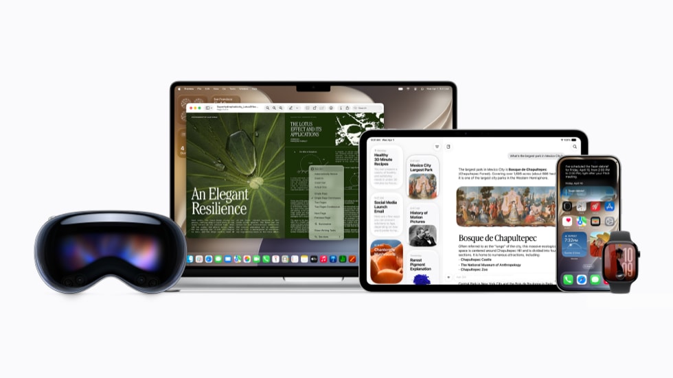 Siri AI発表のメインビジュアル