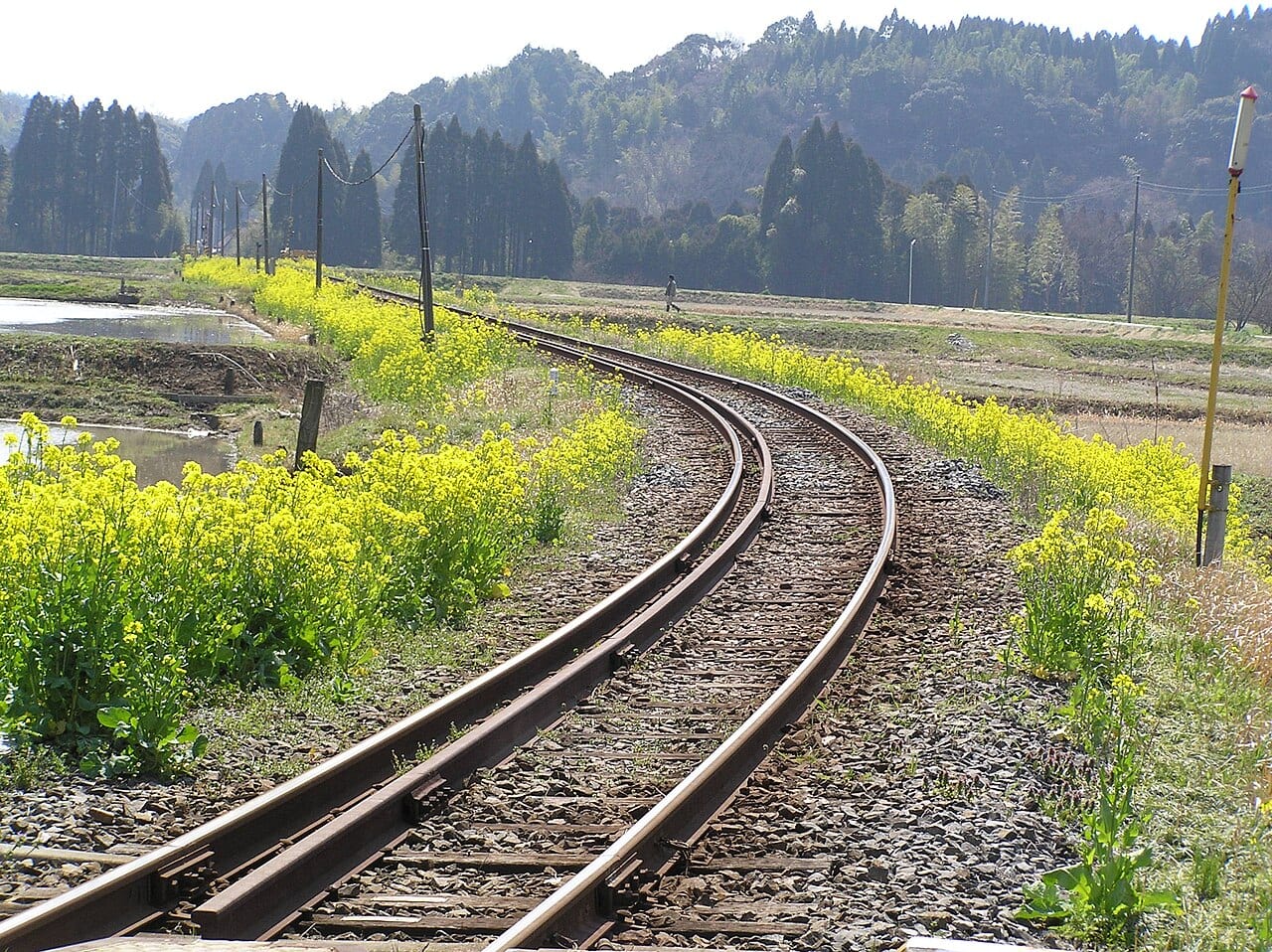 いすみ鉄道 沿線風景(西畑付近)
