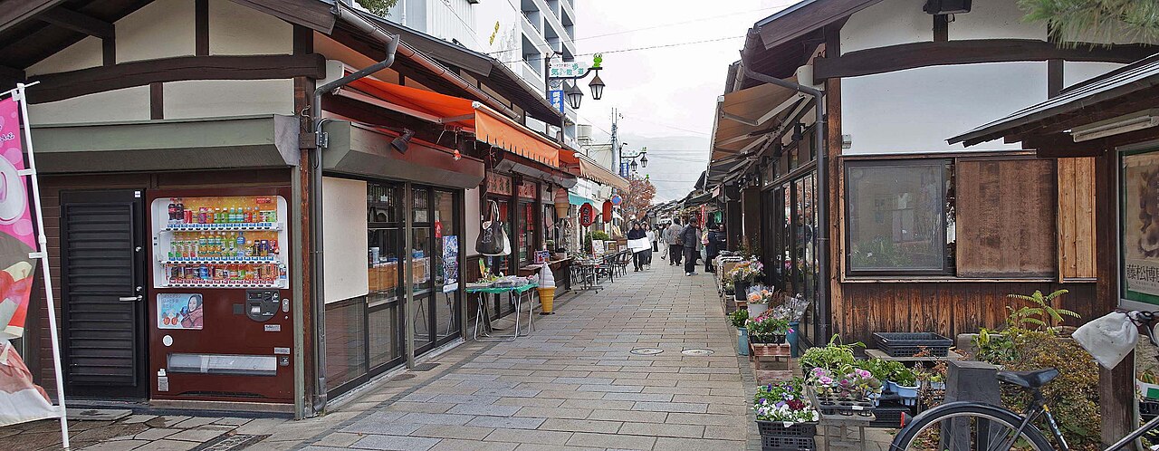 縄手通り商店街（松本市）の街並み