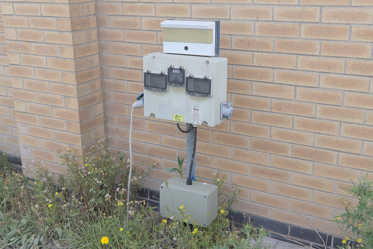 家庭用電力メーターの写真