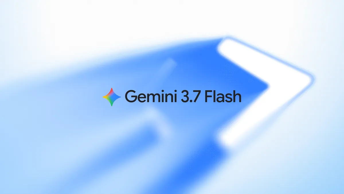 Gemini 3.7 Flash 発表ビジュアル
