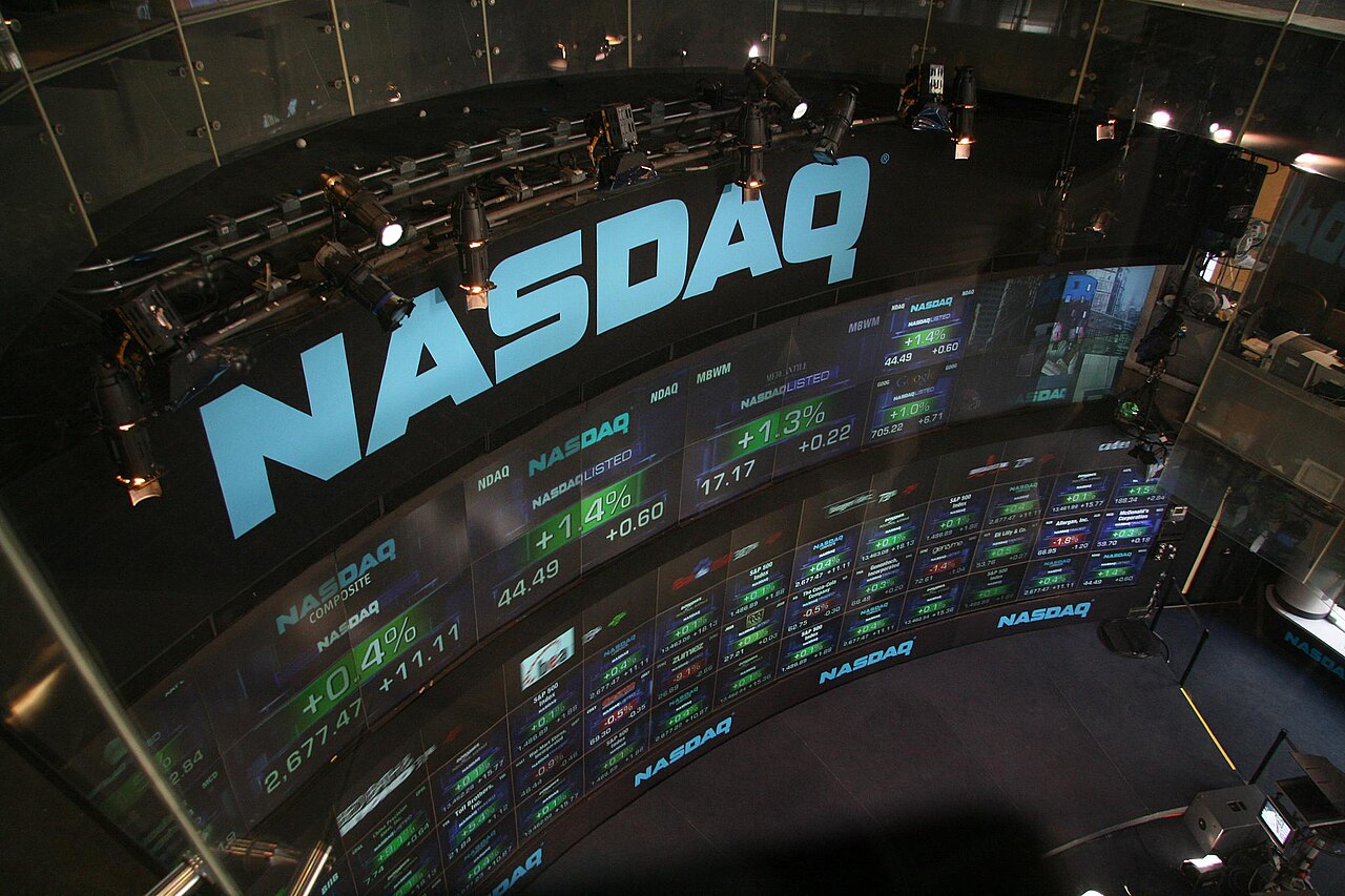 株式相場のディスプレイ表示