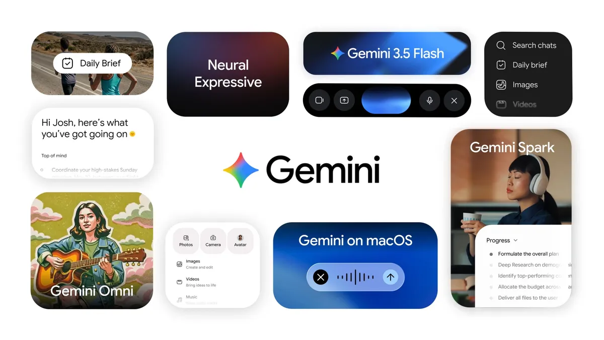Geminiアプリの新エージェント機能 発表ビジュアル